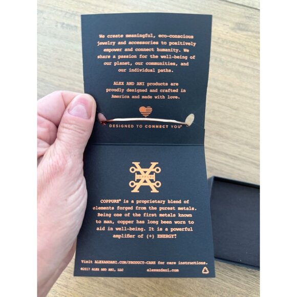 Alex and Ani rose gold Path of Life bracelet - Picture 7 of 10